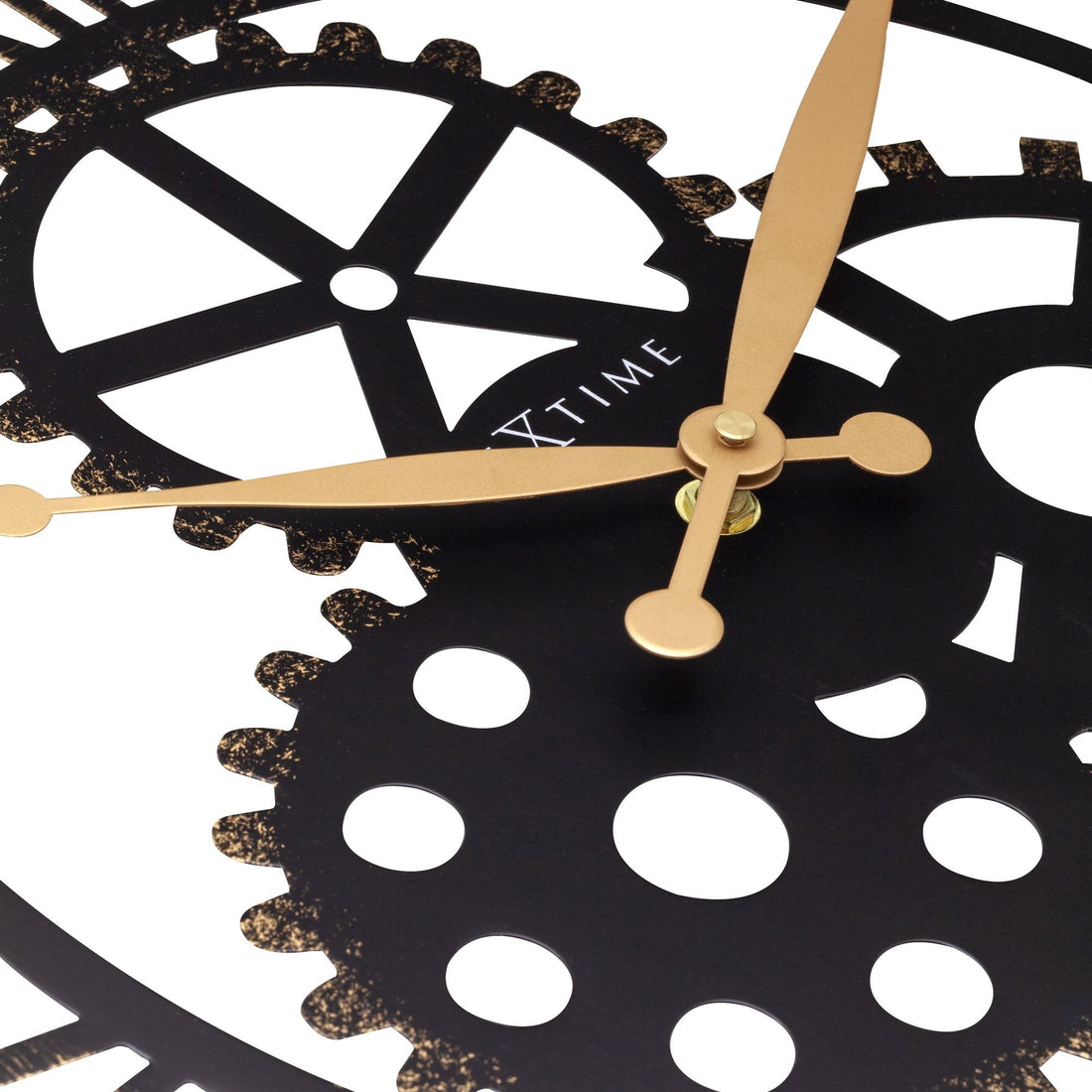 Roman Wall Clock - 50cm - Silent - Large  - Metal - "Birmingham" - Goat Corp