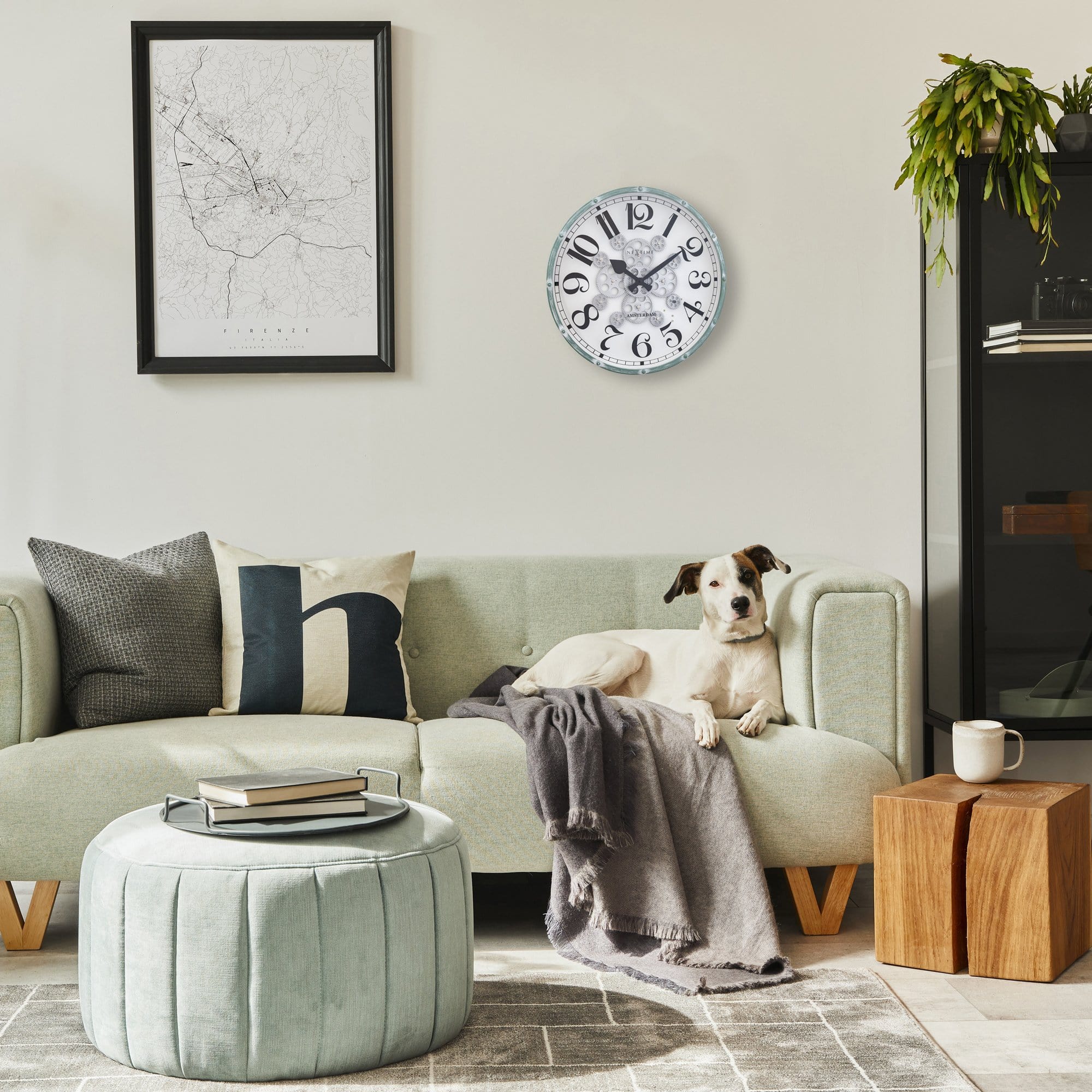 Moving Gear Clock - 50cm  - "Henry" - Goat Corp