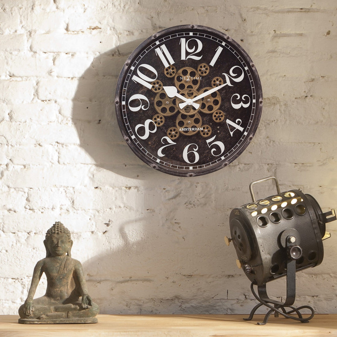 Moving Gear Clock - 50cm - "Henry" - Goat Corp