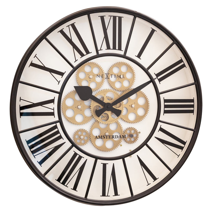 Moving Gear Clock - Large Wall Clock - 50cm - "William" - Goat Corp