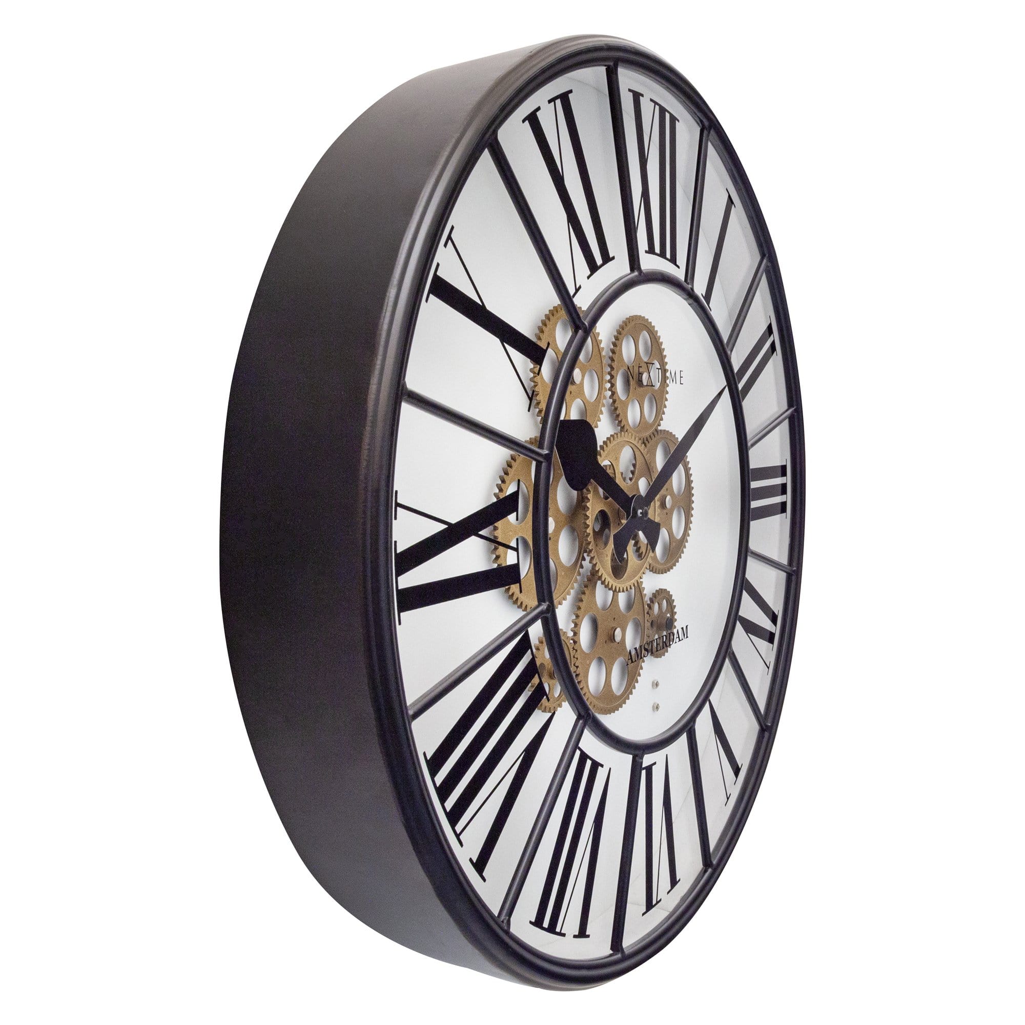 Moving Gear Clock - Large Wall Clock - 50cm - "William" - Goat Corp