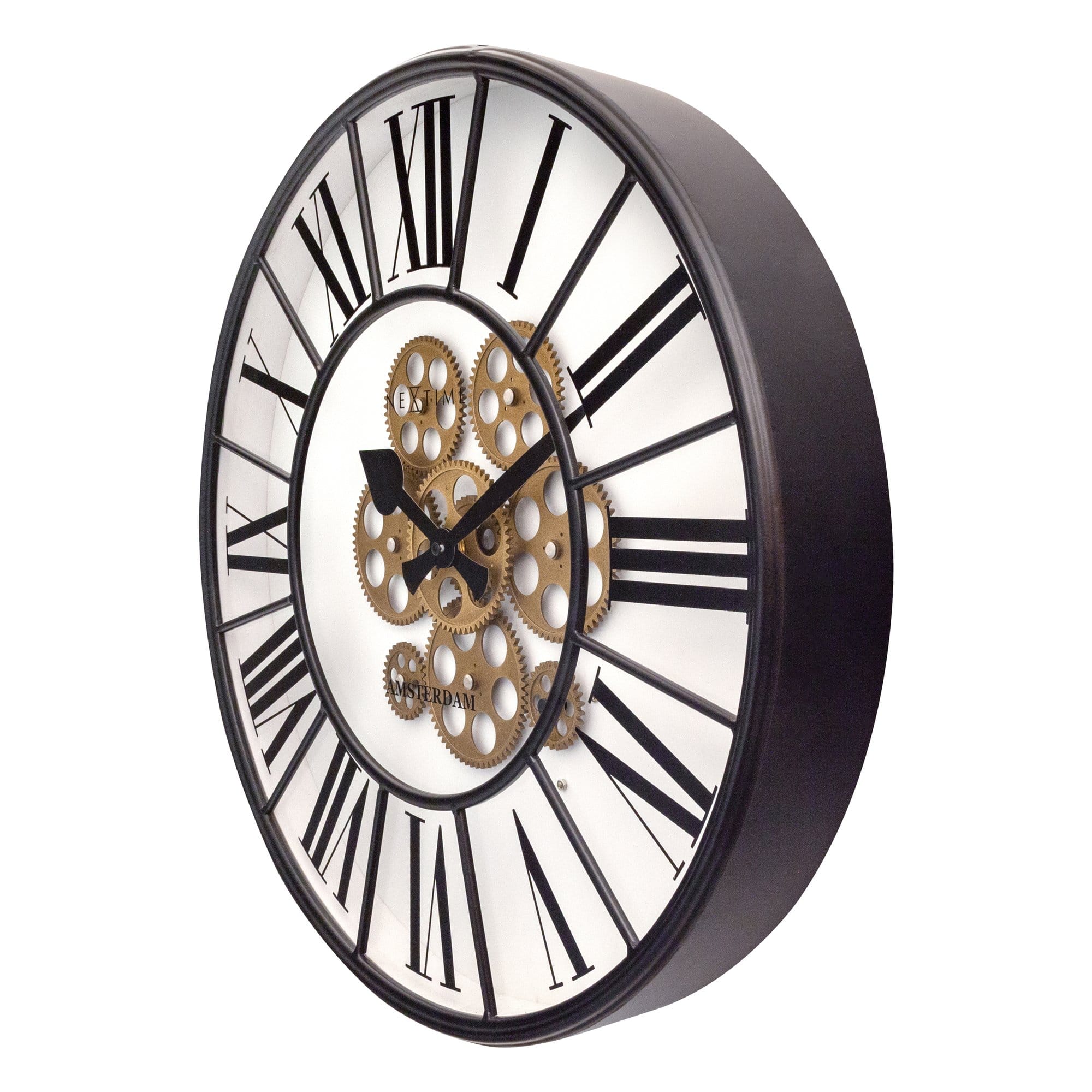 Moving Gear Clock - Large Wall Clock - 50cm - "William" - Goat Corp