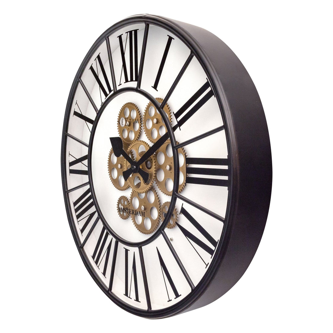 Moving Gear Clock - Large Wall Clock - 50cm - "William" - Goat Corp
