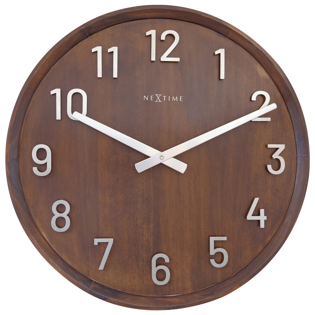 Large Wall clock 50cm - Silent - Wood/Metal - "Precious" - Goat Corp