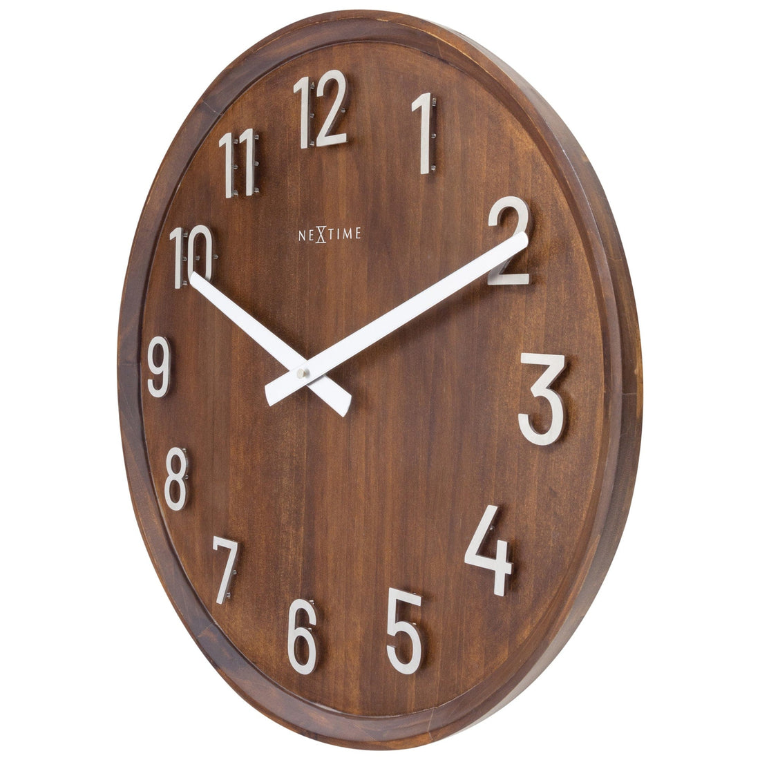 Large Wall clock 50cm - Silent - Wood/Metal - "Precious" - Goat Corp
