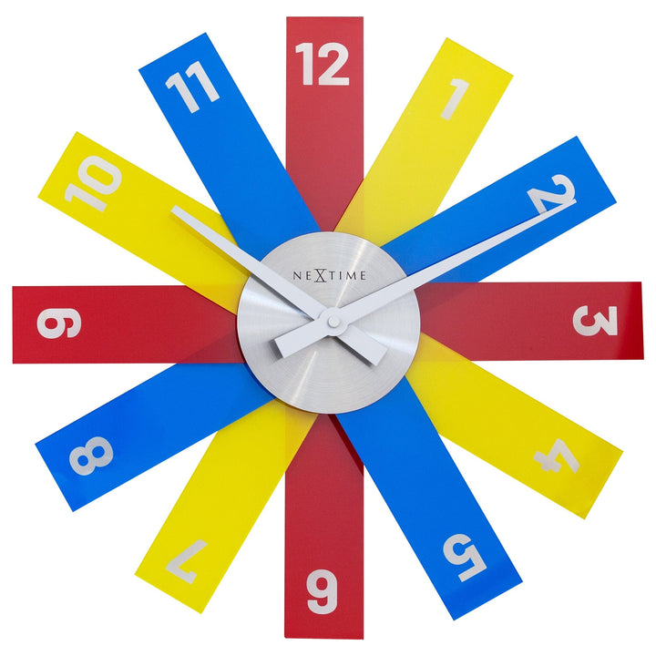 Wall clock 40cm - Silent - Acrylic/Metal - "Plexi" - Goat Corp