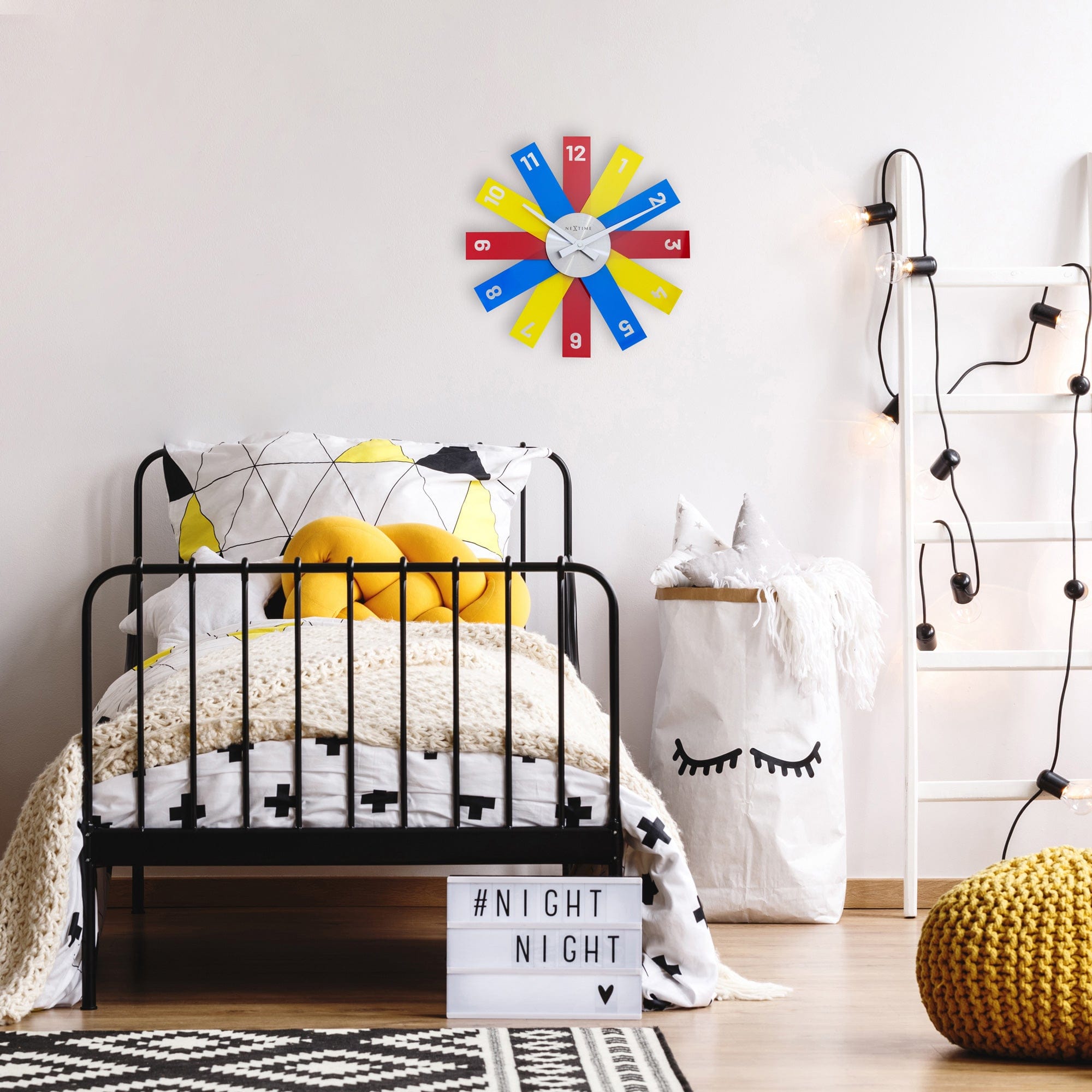 Wall clock 40cm - Silent - Acrylic/Metal - "Plexi" - Goat Corp