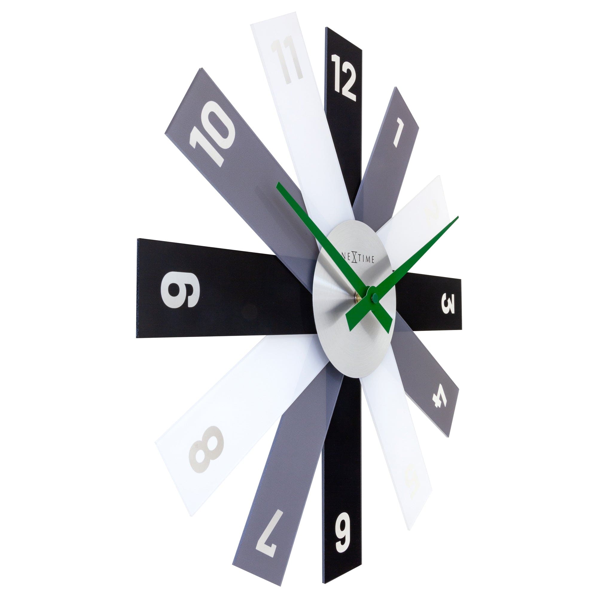 Wall clock 40cm - Silent - Acrylic/Metal - "Plexi" - Goat Corp