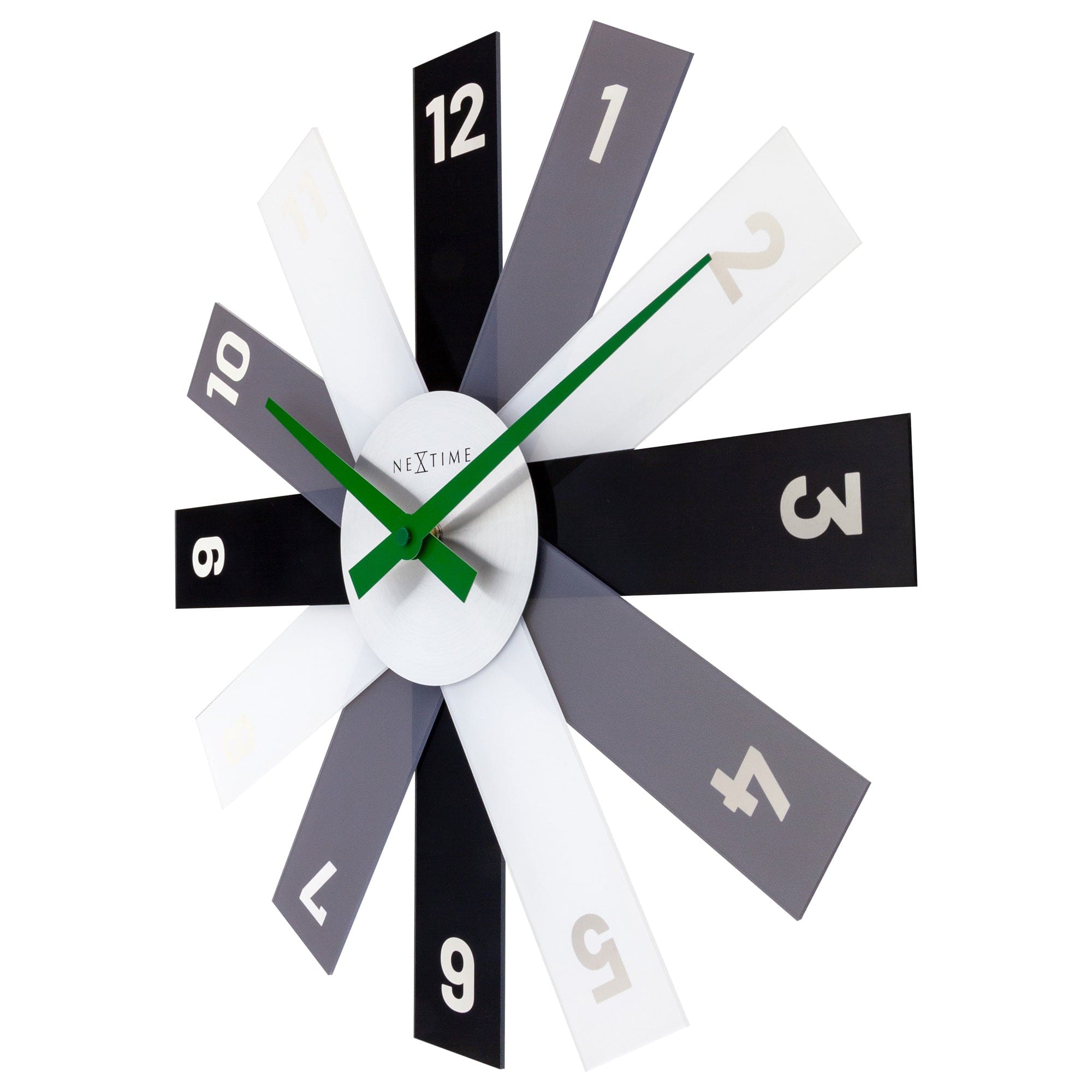 Wall clock 40cm - Silent - Acrylic/Metal - "Plexi" - Goat Corp