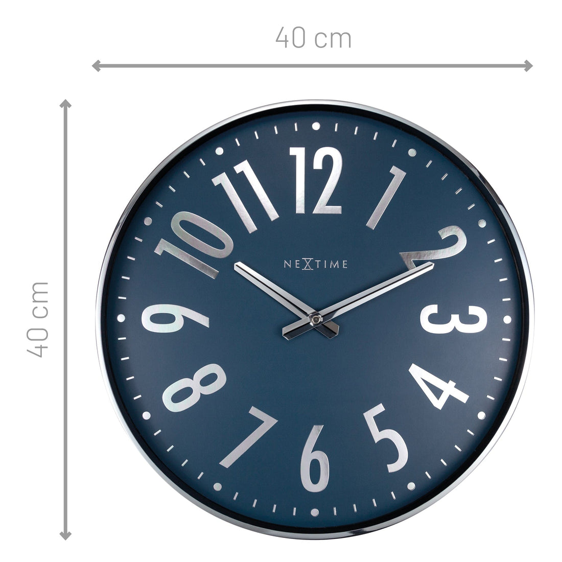 Wall clock 40cm - Silent - Metal - "Alchemy" - Goat Corp