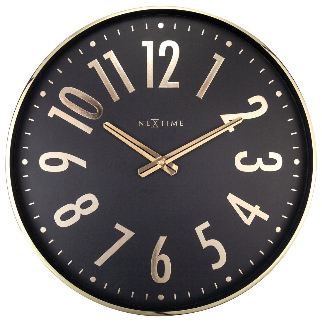 Wall clock 40cm - Silent - Metal - "Alchemy" - Goat Corp