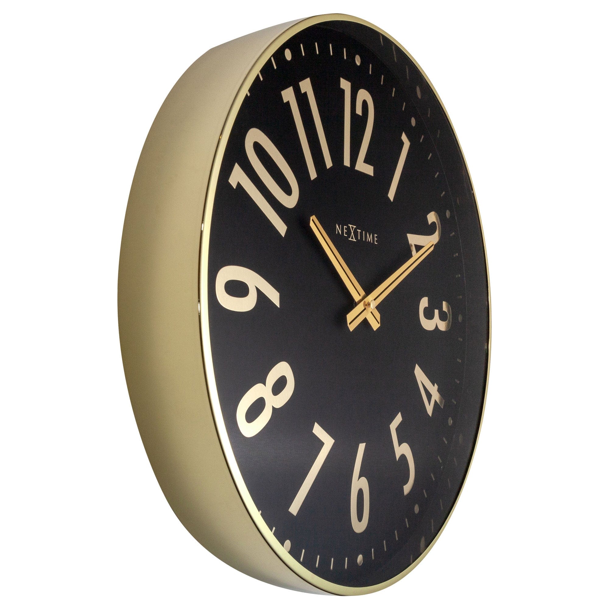 Wall clock 40cm - Silent - Metal - "Alchemy" - Goat Corp