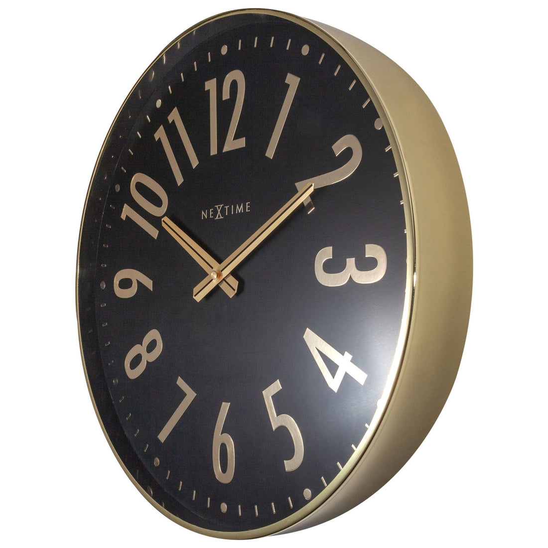 Wall clock 40cm - Silent - Metal - "Alchemy" - Goat Corp