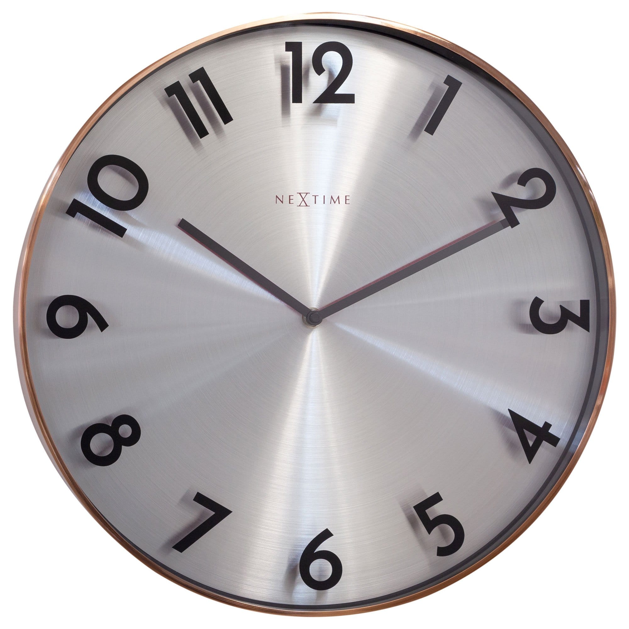 Wall clock 40cm - Silent - Metal - "Reflection" - Goat Corp