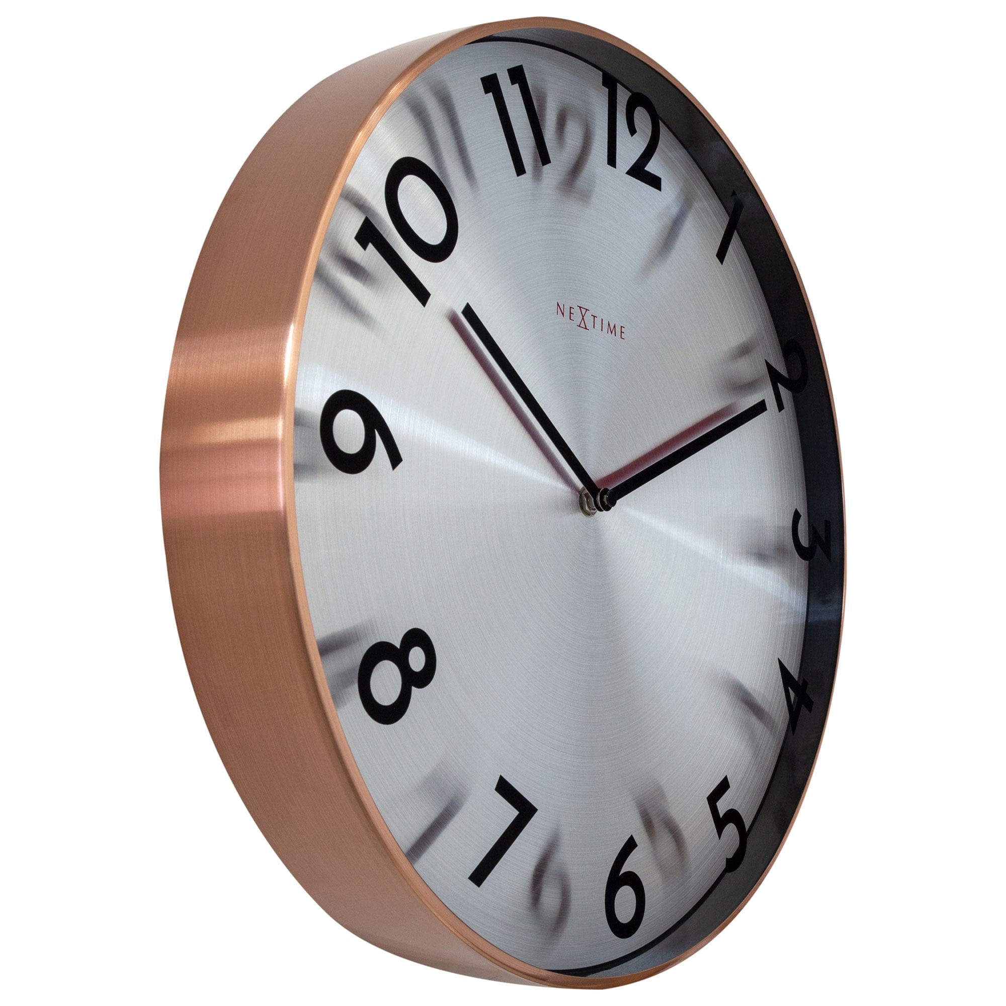 Wall clock 40cm - Silent - Metal - "Reflection" - Goat Corp