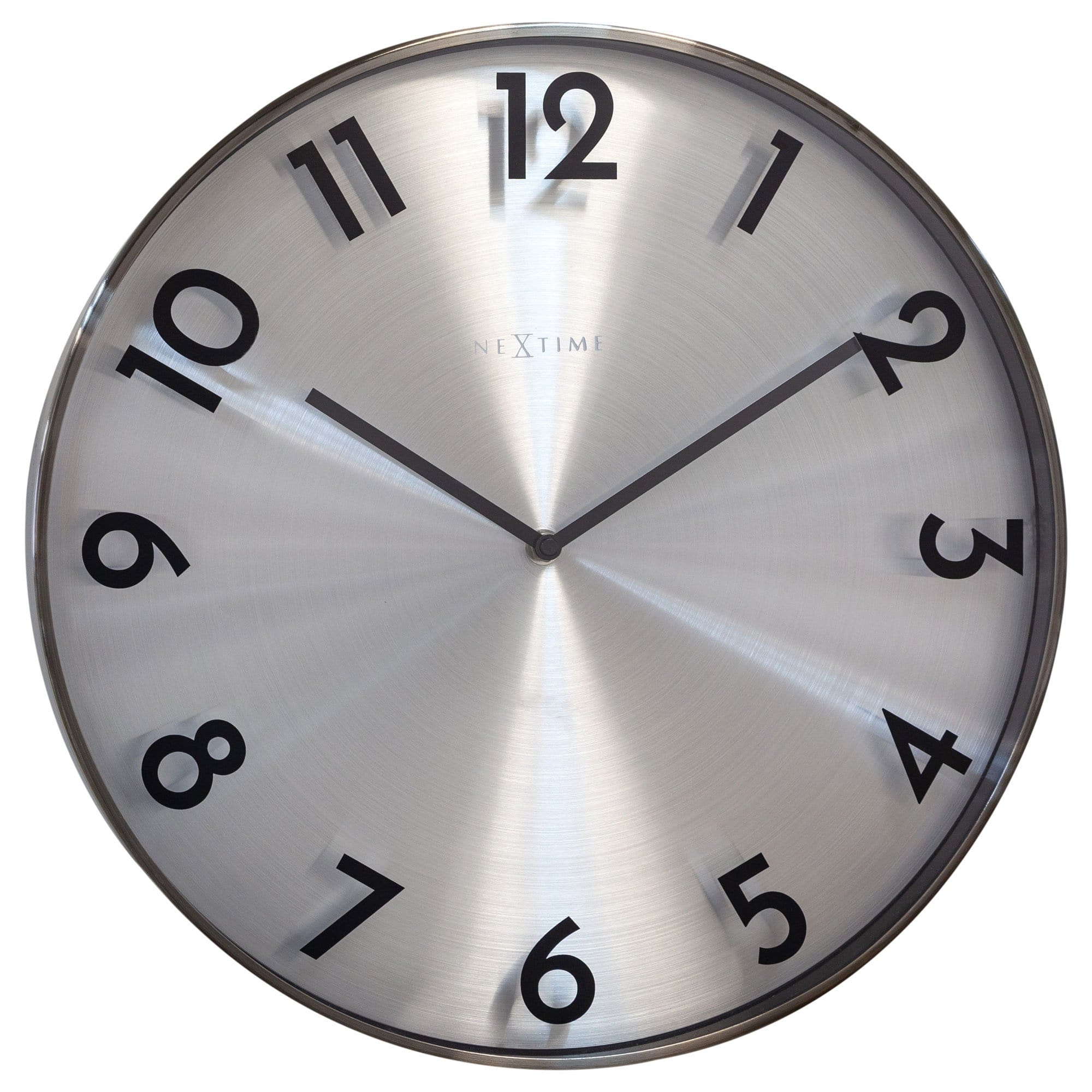 Wall clock 40cm - Silent - Metal - "Reflection" - Goat Corp