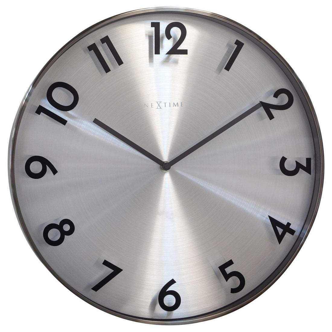 Wall clock 40cm - Silent - Metal - "Reflection" - Goat Corp