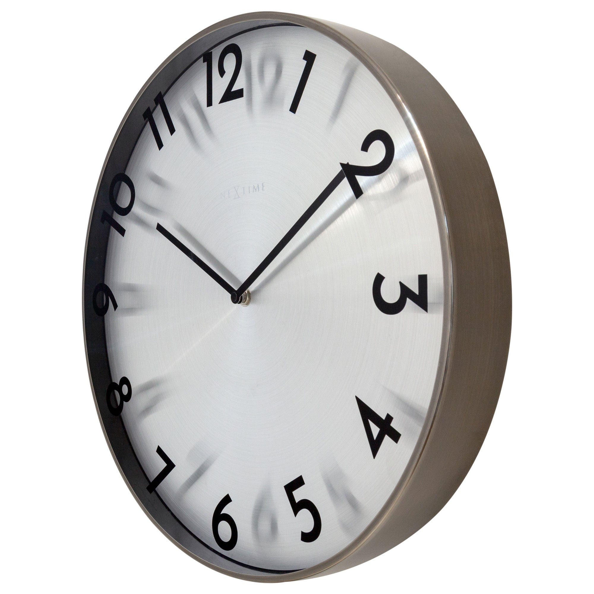 Wall clock 40cm - Silent - Metal - "Reflection" - Goat Corp
