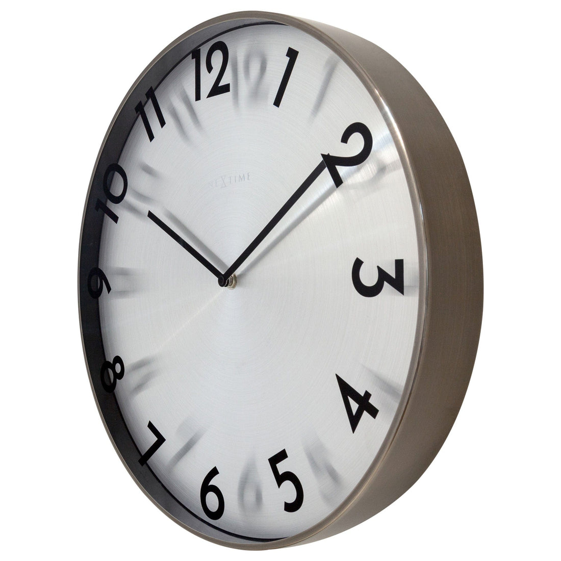 Wall clock 40cm - Silent - Metal - "Reflection" - Goat Corp