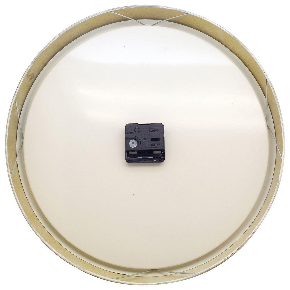 Wall clock 39cm - Silent - White - Metal - "Classic" - Goat Corp