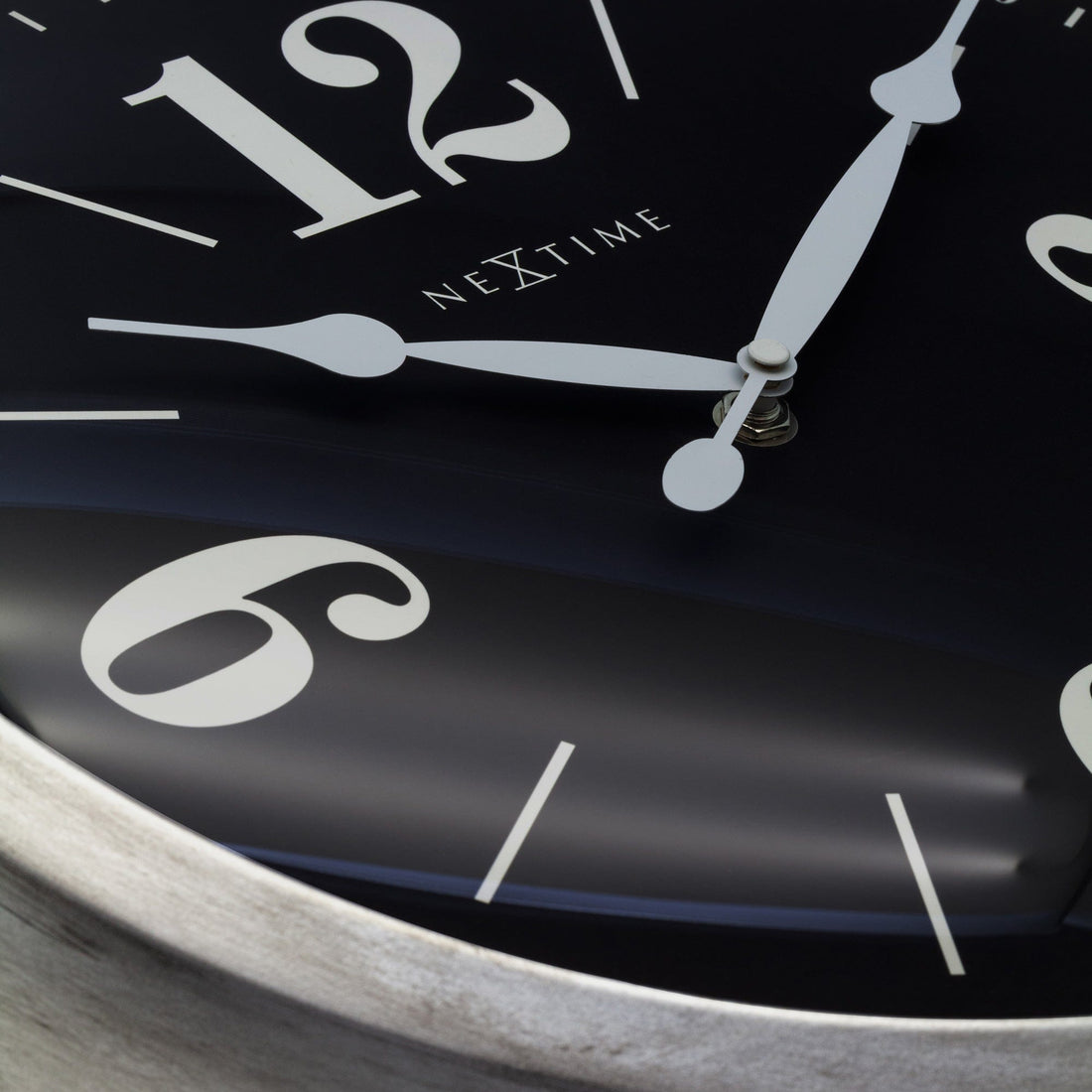 Wall clock 39cm - Silent - White - Metal - "Classic" - Goat Corp