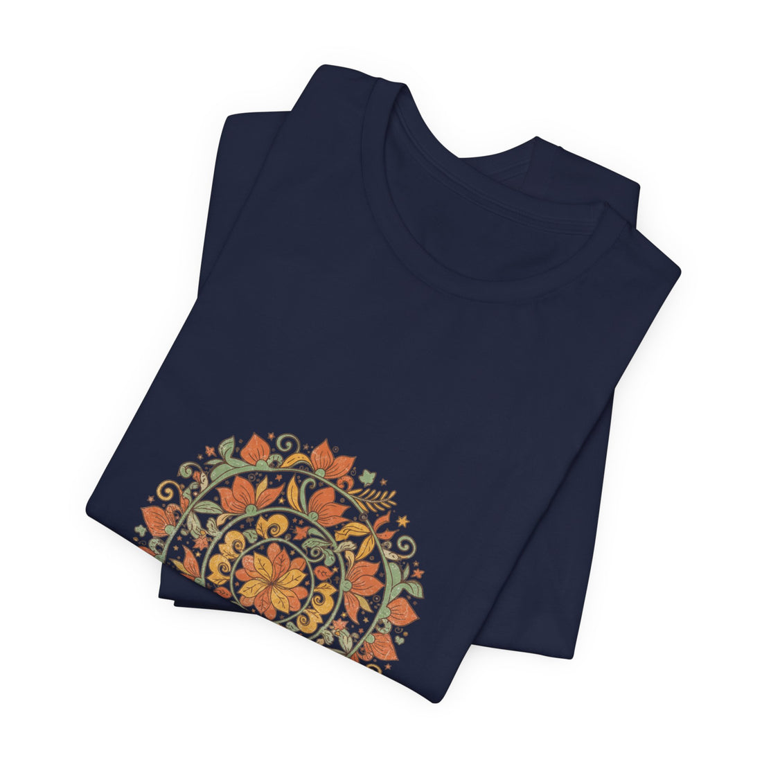 Mandala Paisley Sunburst Tee | Boho tapestry shirt, vintage paisley design