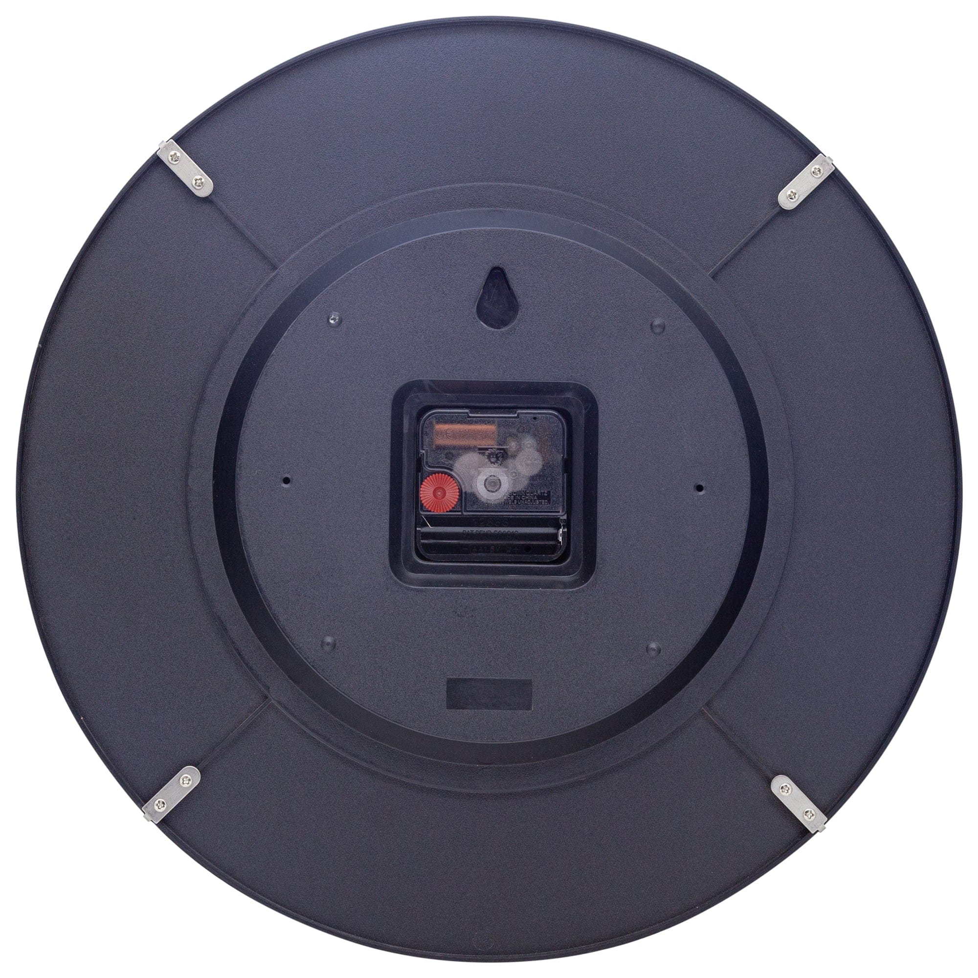 Wall Clock 35cm Domed Glass Lens - Silent - Glass -"Shade" - Goat Corp