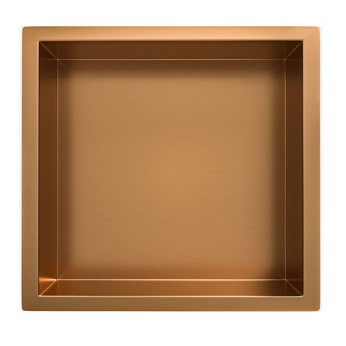 Wiesbaden Novi Inbouwnis 30x30x7 cm Geborsteld Brons Koper