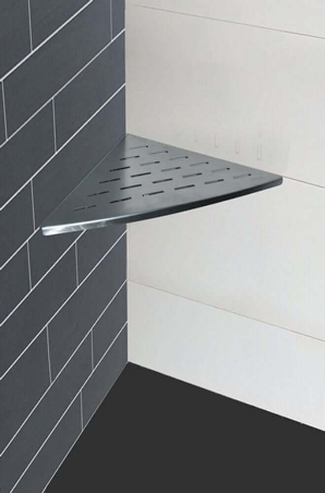 Wiesbaden Hoekplank Driehoek 29x29 cm RVS