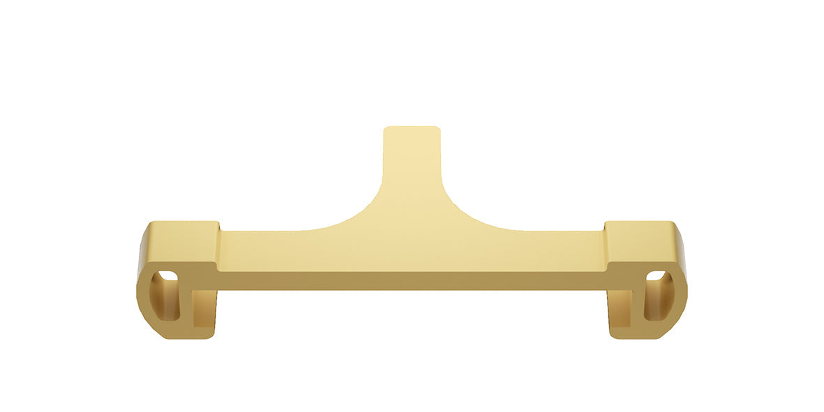 Afstandhouder voor tegelroosters kunststof geborsteld messing