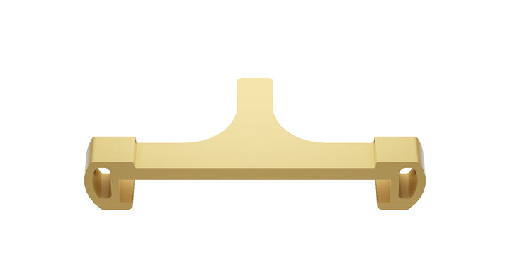 Afstandhouder voor tegelroosters kunststof geborsteld messing