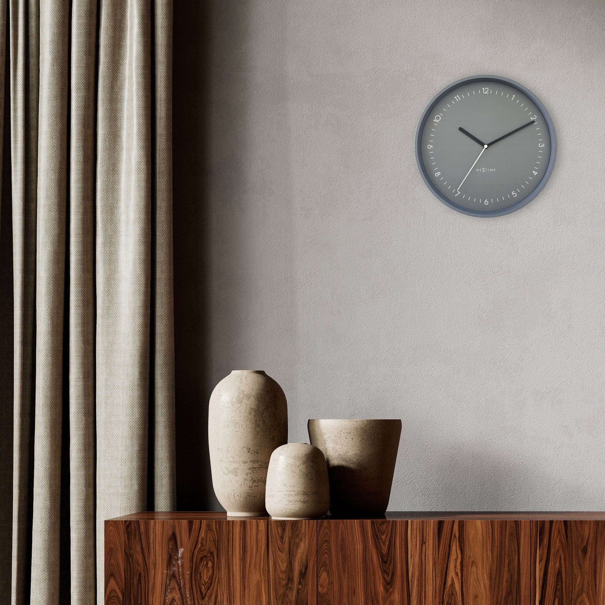 Wall clock 30cm - Silent - Aluminium - "Berlin" - Goat Corp