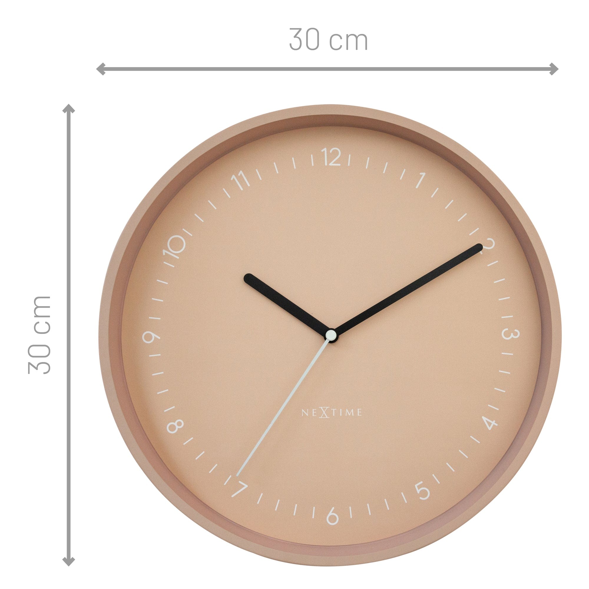 Wall clock 30cm - Silent - Aluminium - "Berlin" - Goat Corp