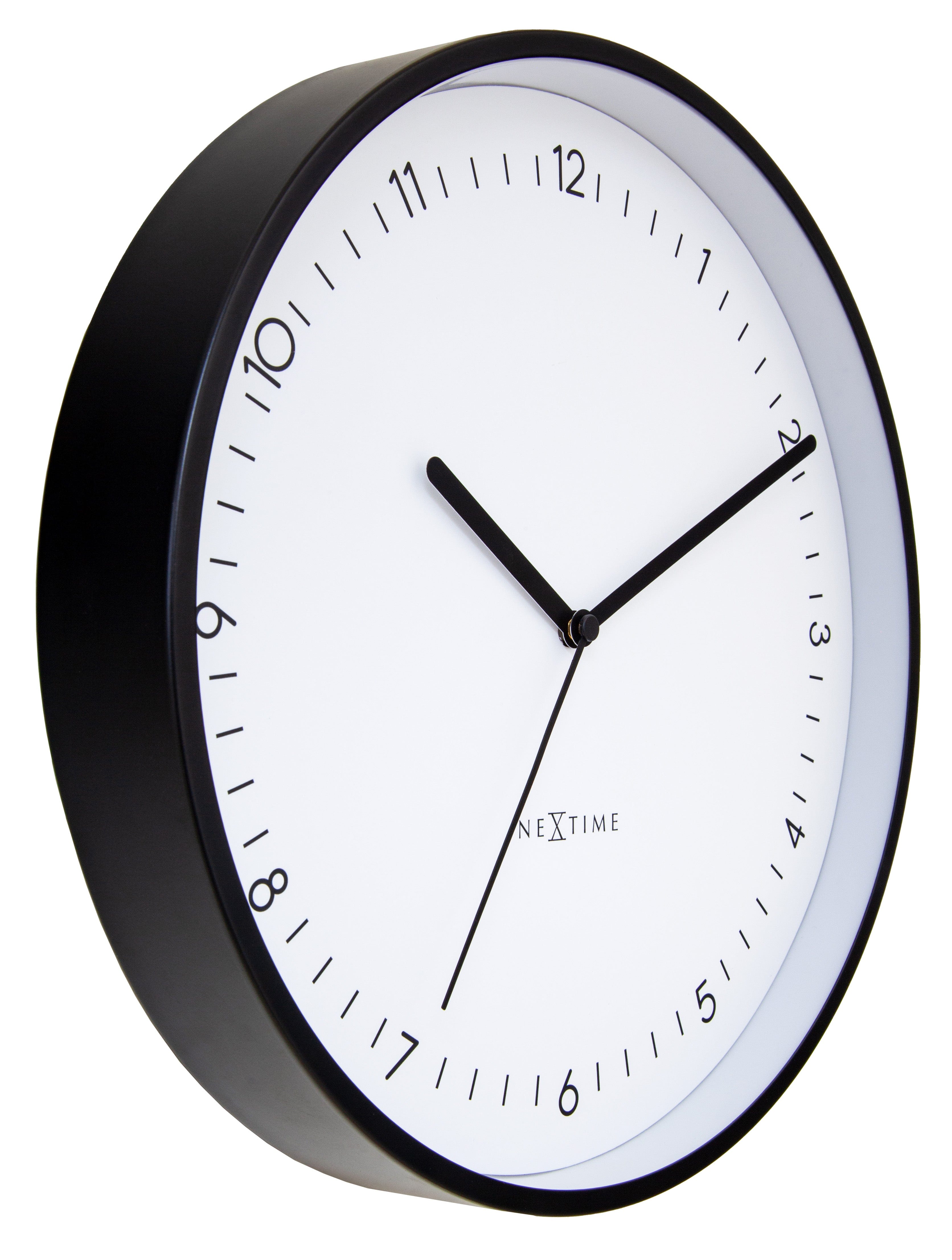 Wall clock 30cm - Silent - Aluminium - "Berlin" - Goat Corp
