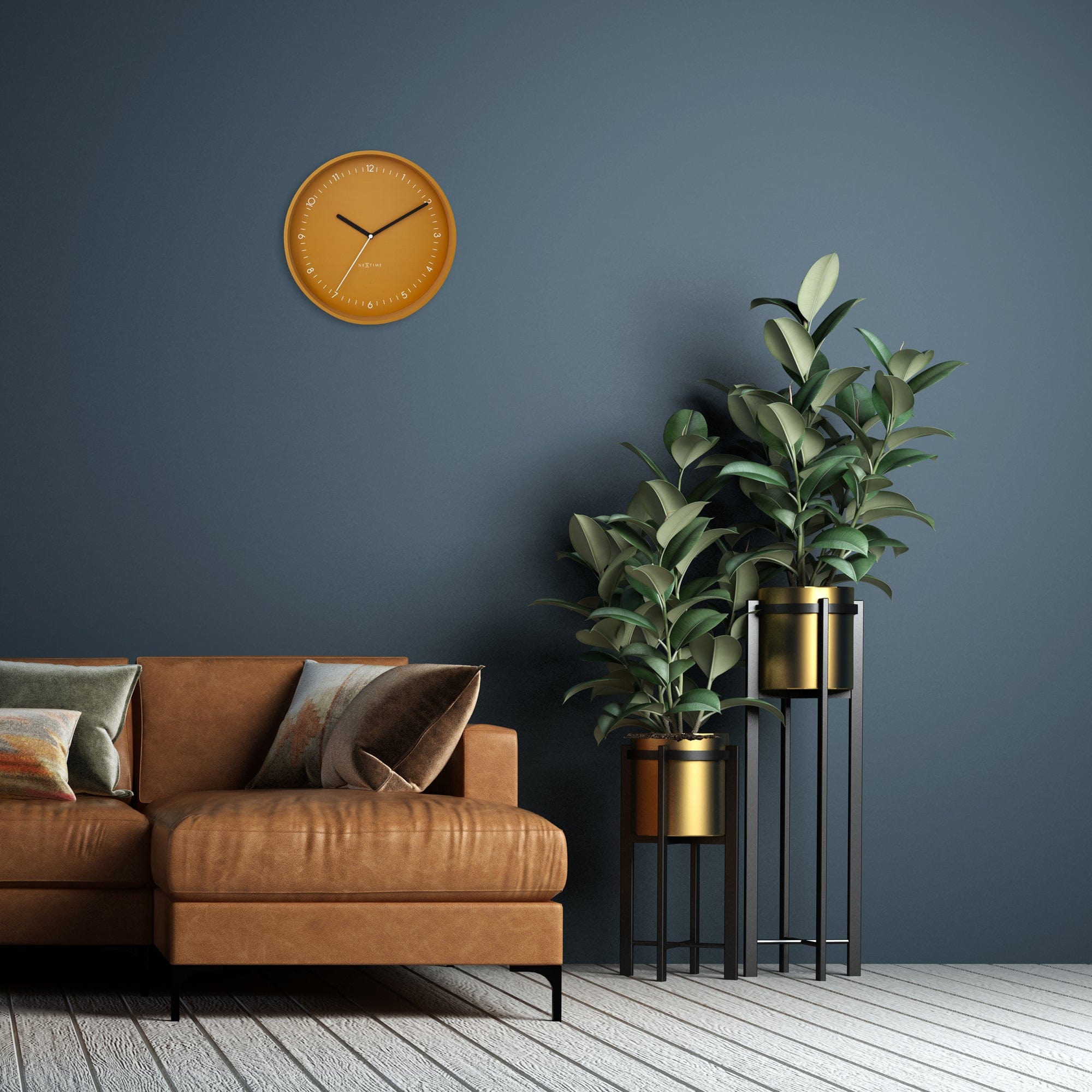 Wall clock 30cm - Silent - Aluminium - "Berlin" - Goat Corp