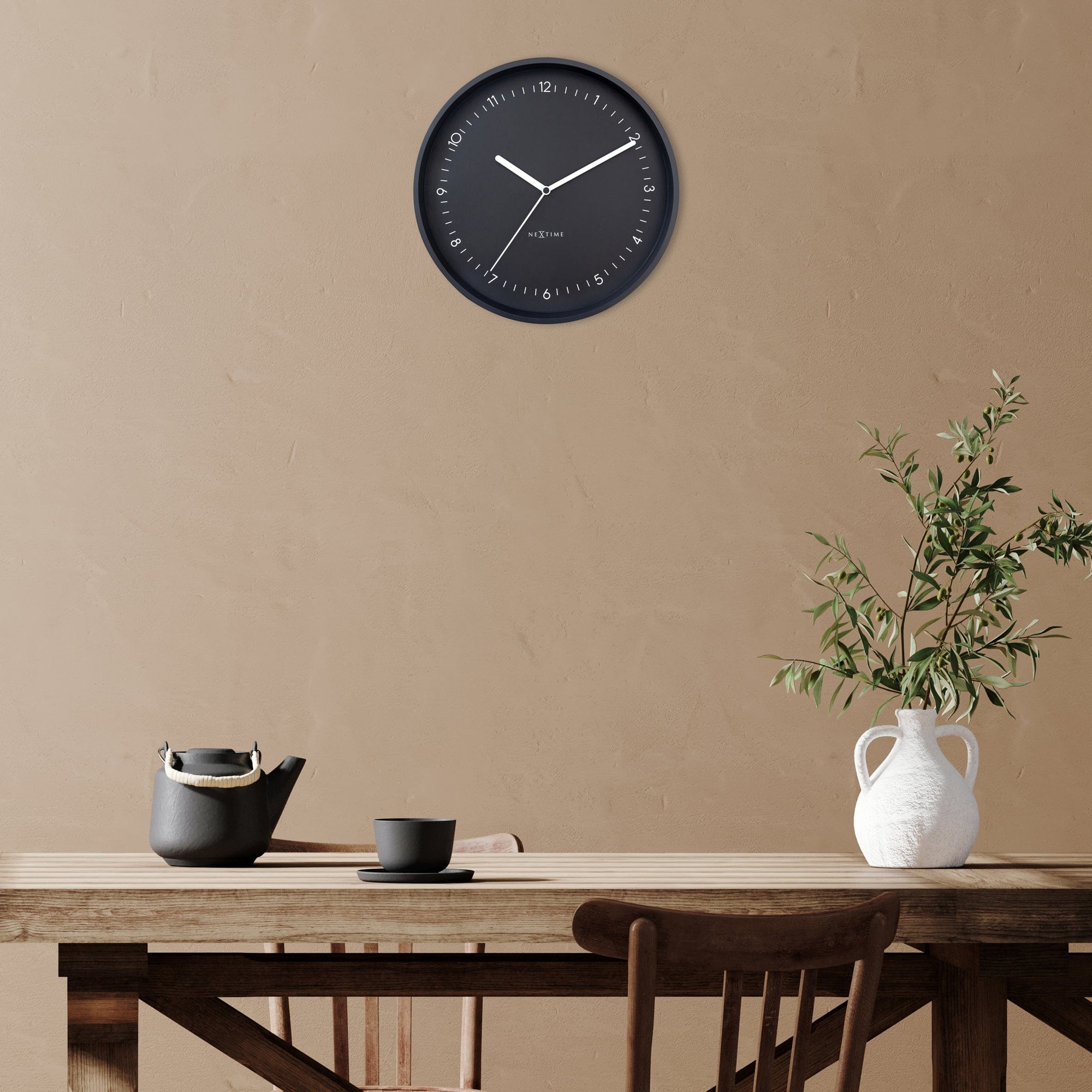 Wall clock 30cm - Silent - Aluminium - "Berlin" - Goat Corp