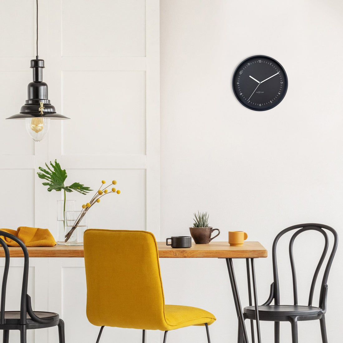 Wall clock 30cm - Silent - Aluminium - "Berlin" - Goat Corp