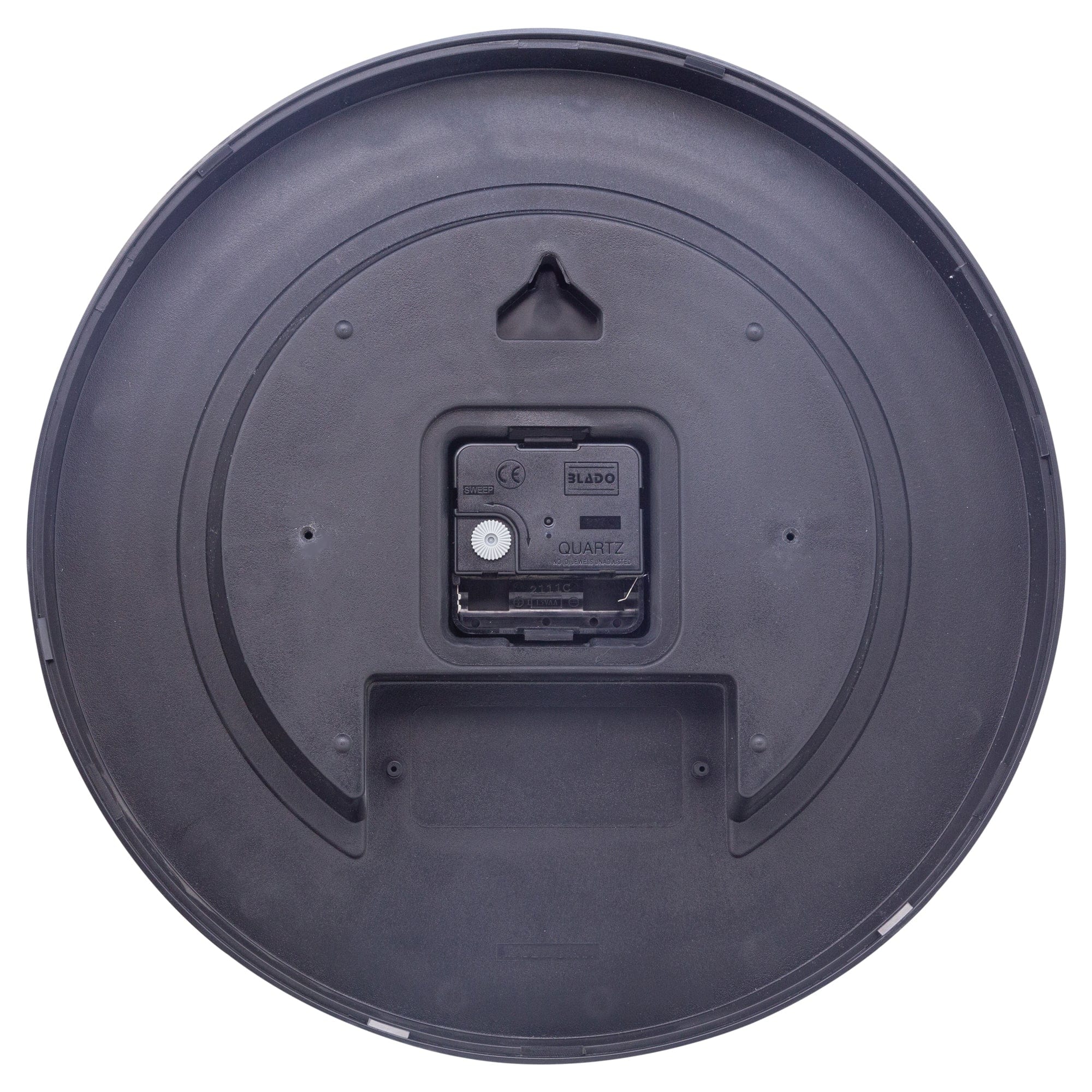 Wall clock 30cm - Silent - Blue - Plastic - "Pond" - Goat Corp