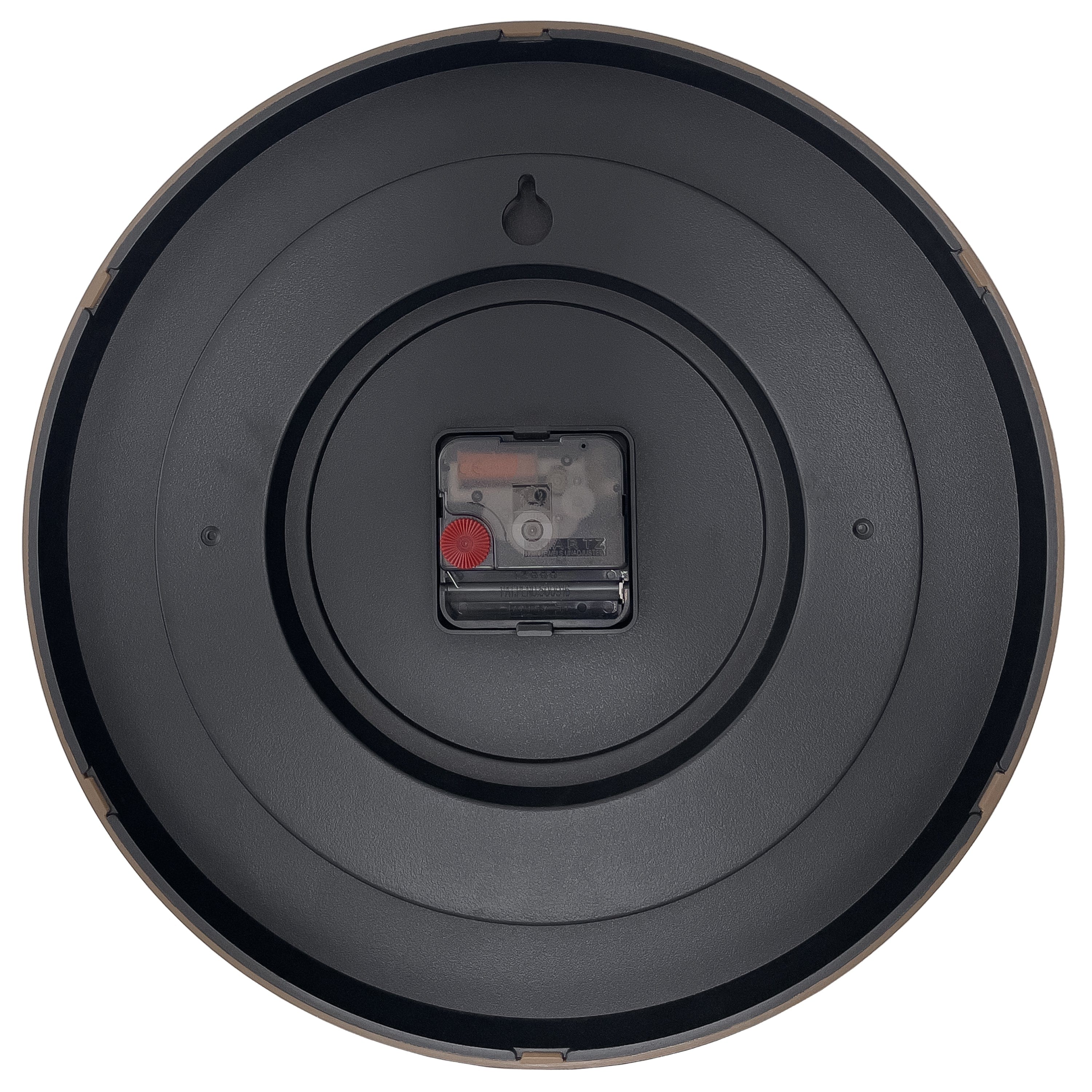 Wall clock 30cm-Silent-Black/White-Plastic-NeXtime 'Dickens' - Goat Corp