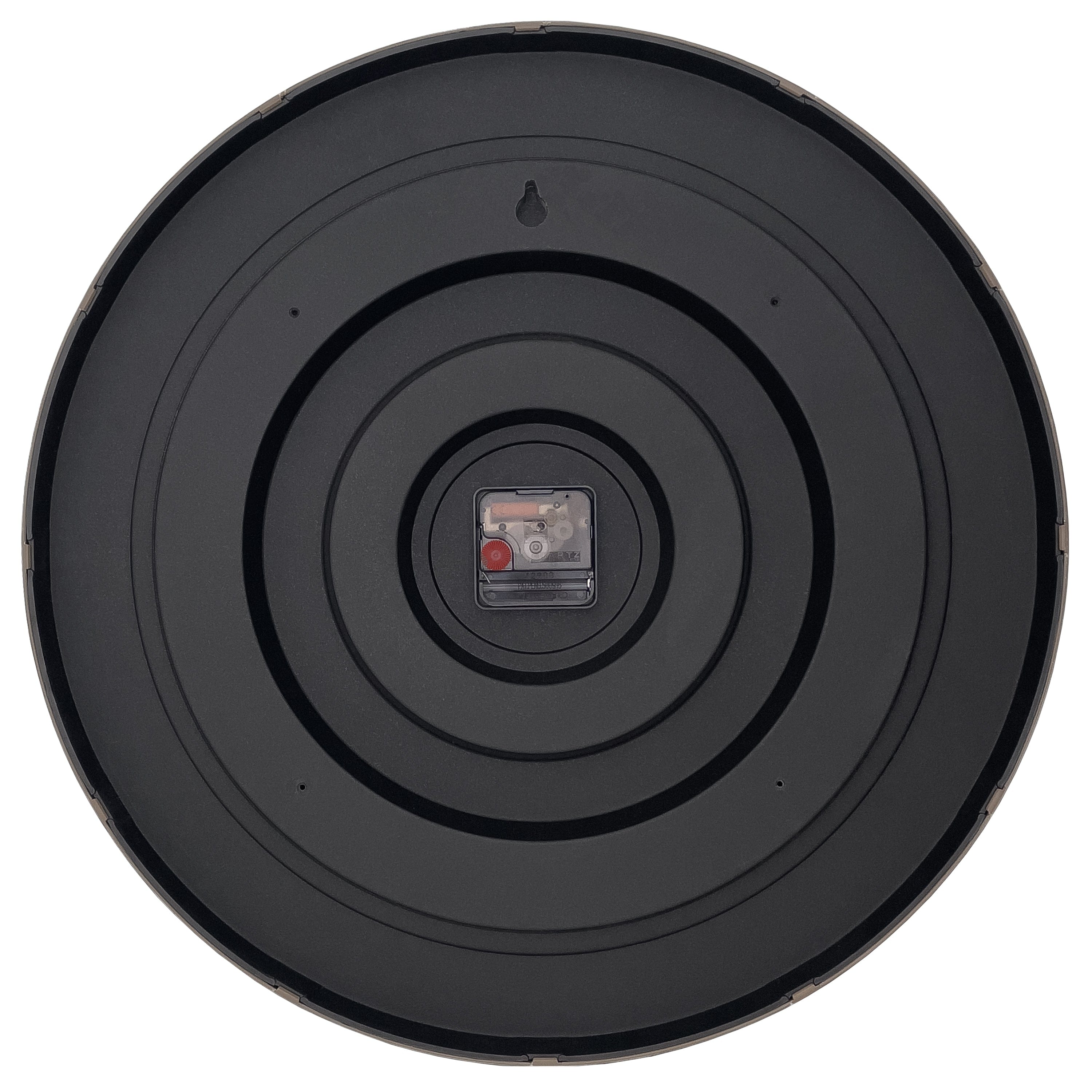 Wall clock 50cm-Silent-Black/White-Plastic-NeXtime 'Dickens Large' - Goat Corp