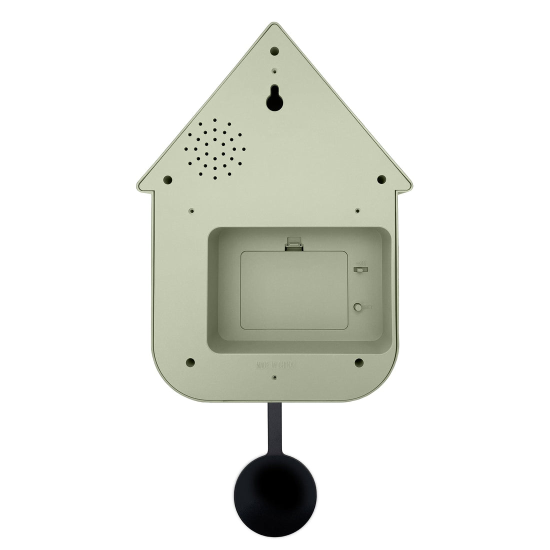 Wall clock 21.5x41.5x8.5cm - Pendulum - Cuckoo -NeXtime 'Twitter' - Goat Corp