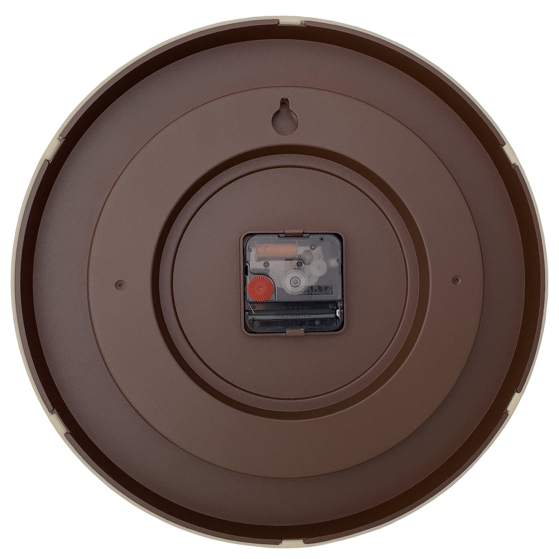 Wall clock 30cm-Silent-Dark Brown/Light Brown-Plastic-NeXtime 'Oslo' - Goat Corp