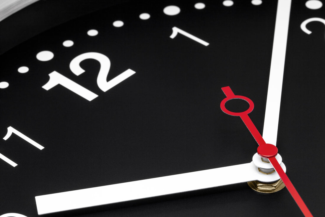 Wall clock 32.3x28x10cm-Silent-White & Black-Aluminium-NeXtime 'Double' - Goat Corp