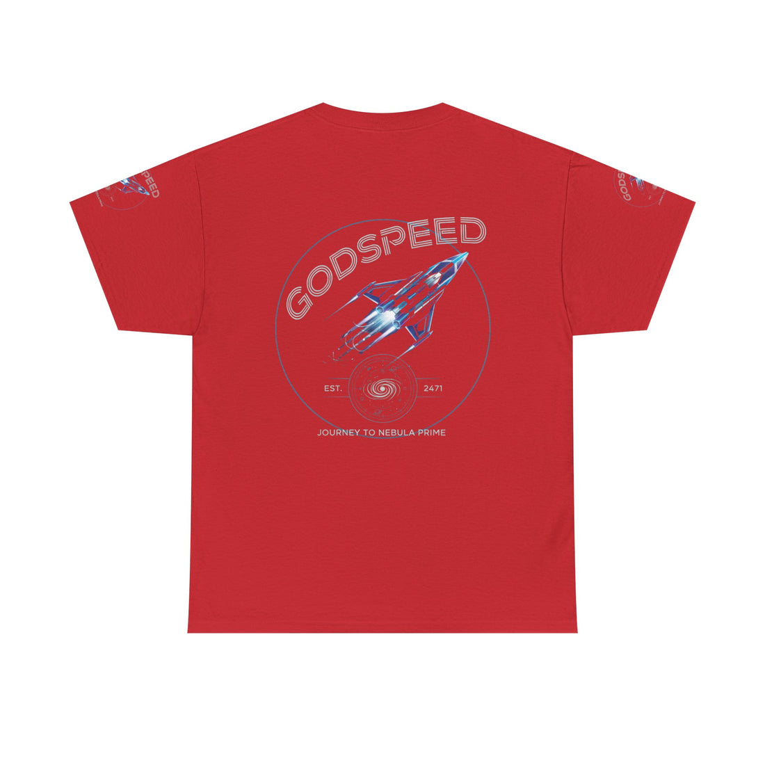 Rocket Space Unisex Tee - Godspeed to the Stars Design