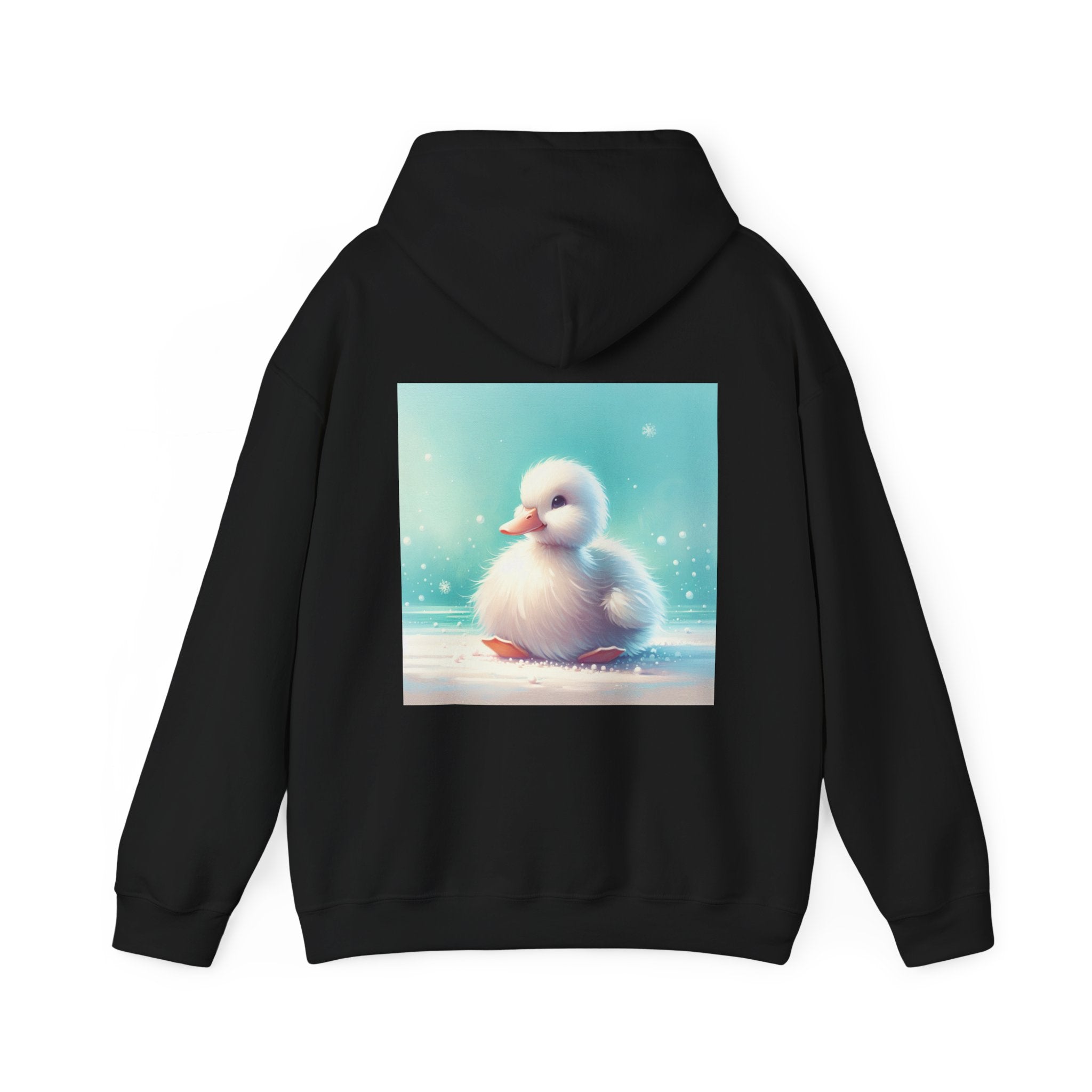 Cute Duckling Unisex Hooded Sweatshirt, Cozy Hoodie, Animal Lover Gift, Spring Fashion, Cute Sweatshirt, Comfortable Layering - Goat Corp