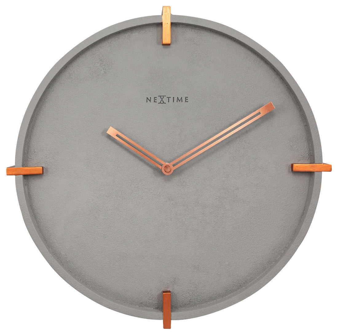 Wall clock -  32 cm - Concrete - 'Mohawk Wall' - Goat Corp