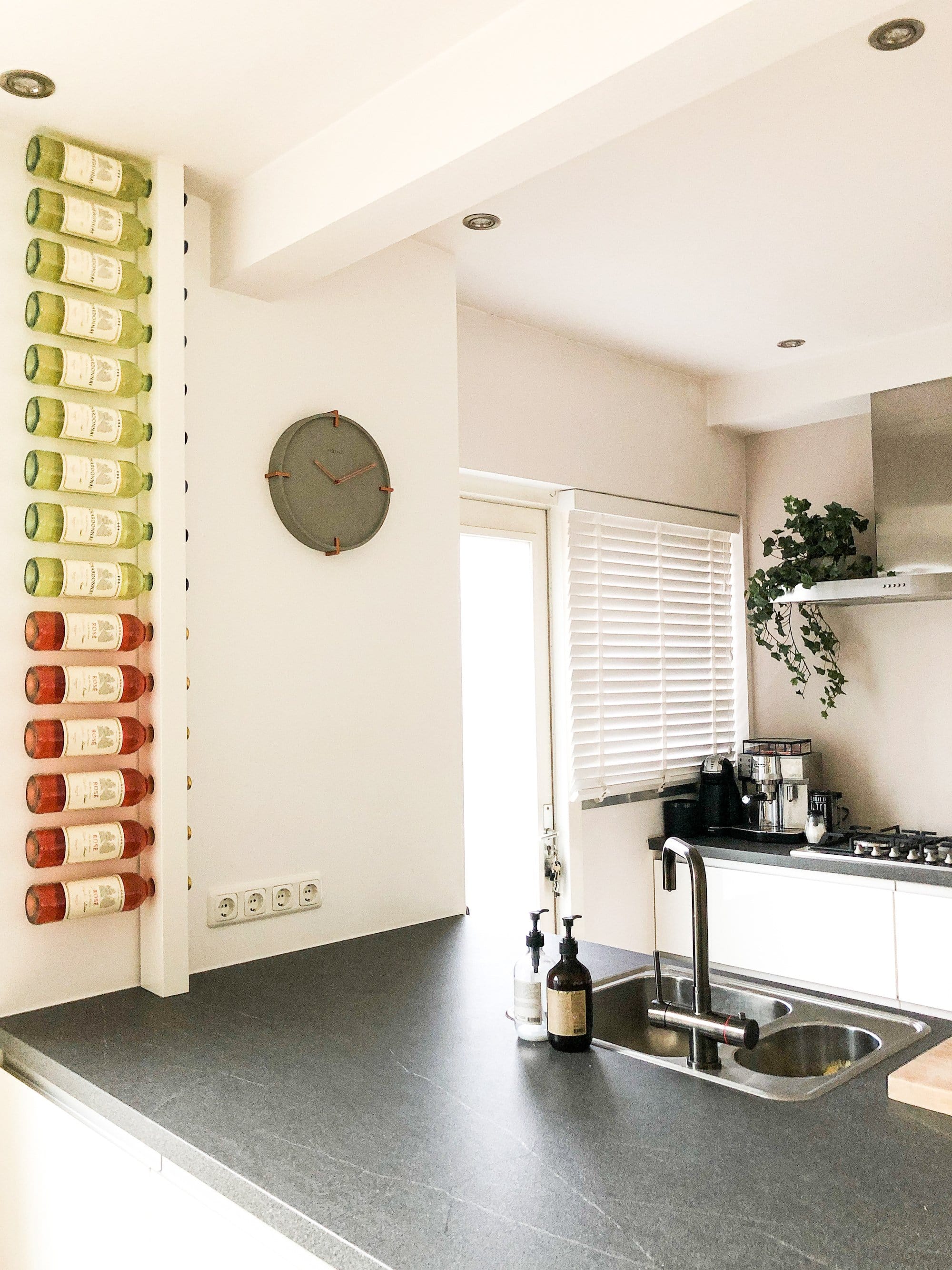 Wall clock -  32 cm - Concrete - 'Mohawk Wall' - Goat Corp