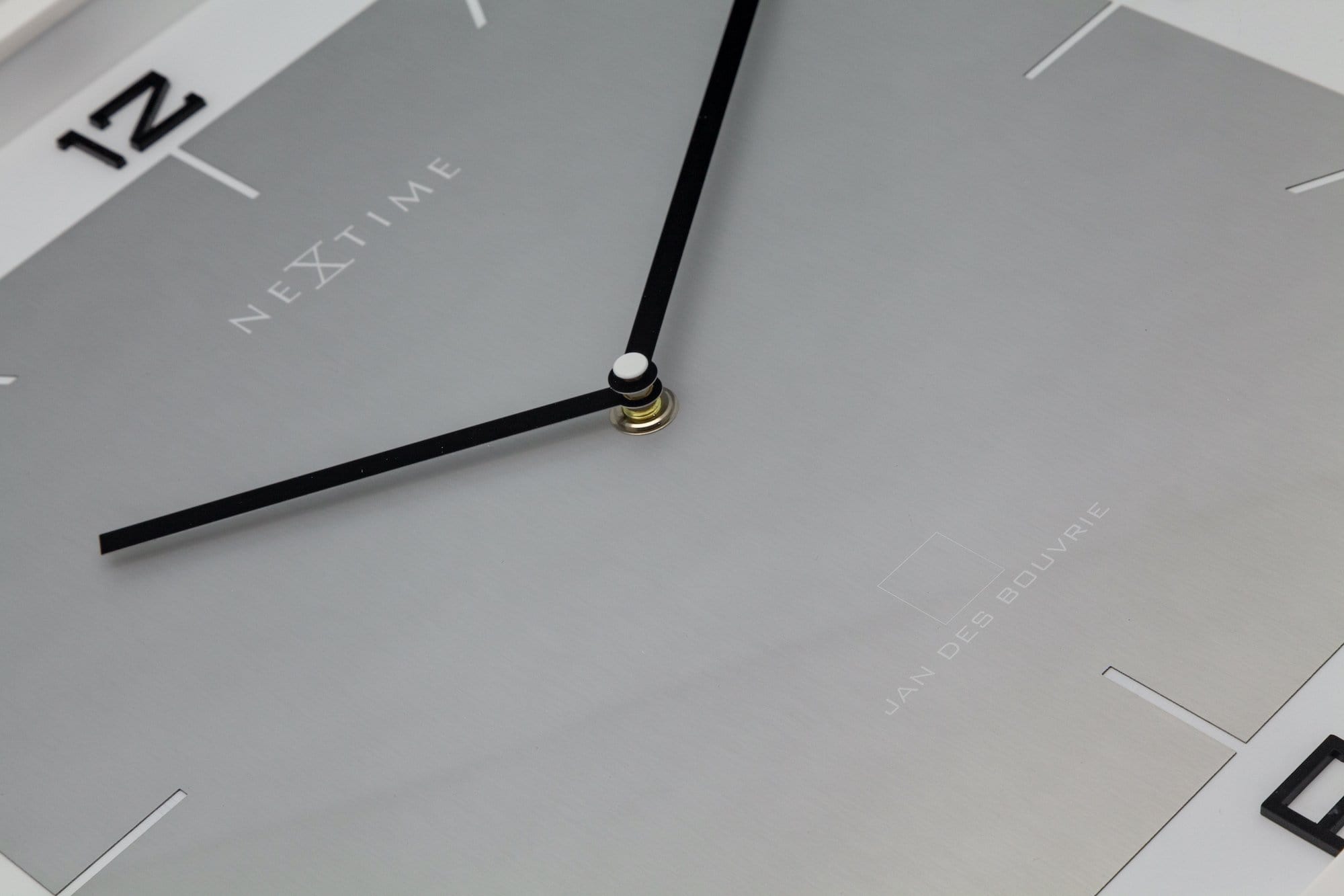 Wall clock - 40 x 40 x 4 cm - Wood - 'Square Wall' - Goat Corp