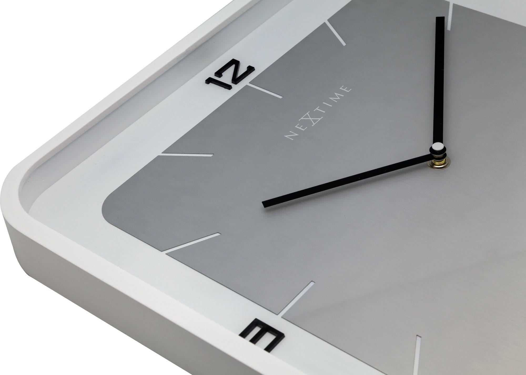 Wall clock - 40 x 40 x 4 cm - Wood - 'Square Wall' - Goat Corp