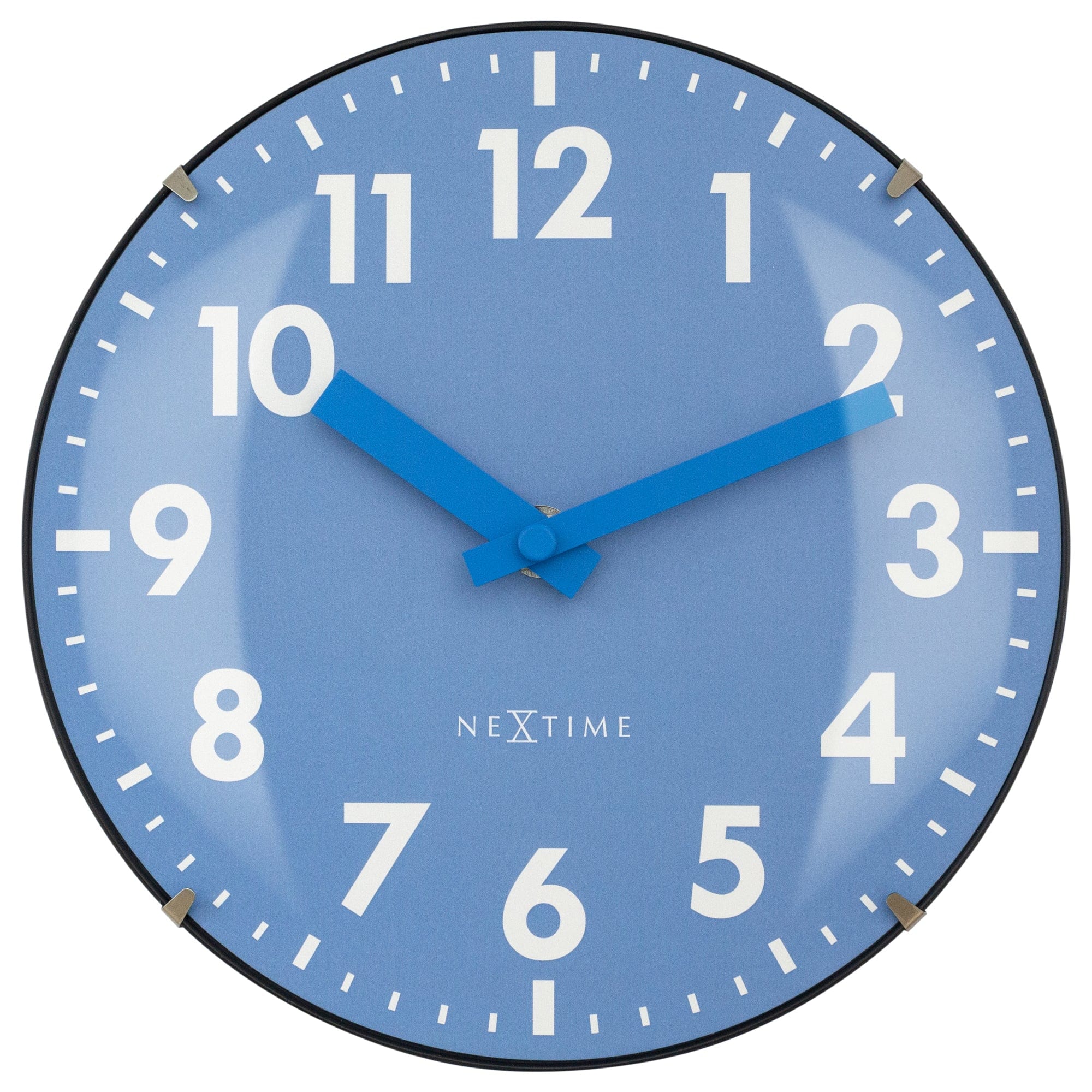 Table/Wall clock 20cm - Domed glass lens - Silent - Glass - "Duomo Mini" - Goat Corp